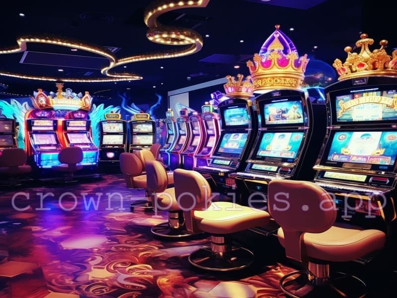 What are the benefits of playing pokies at Crown Pokies online?